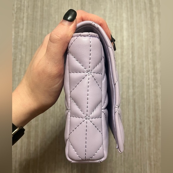 Zara | NWOT Lilac Quilted Bag - Picture 8 of 9